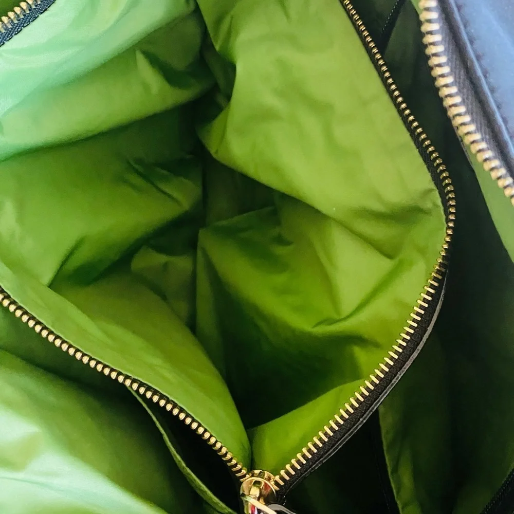 kate spade black nylon diaper bag